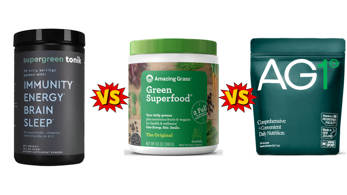 Athletic Greens Vs SuperGreen Tonik Best for Body and Mind!