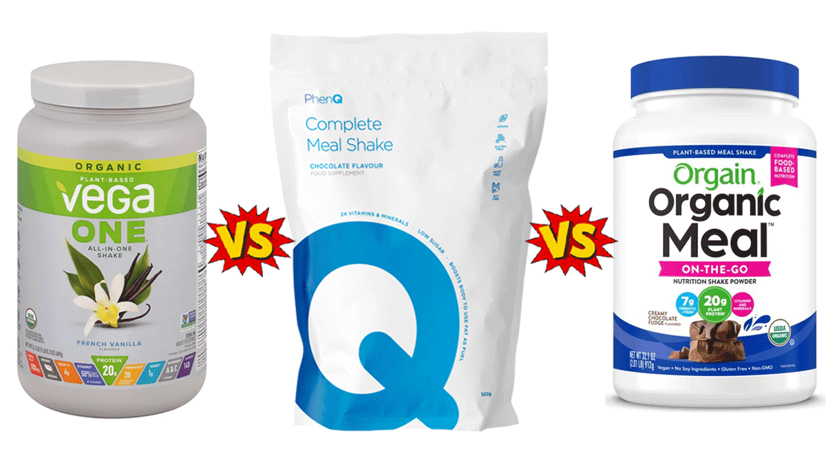 Vega One vs Orgain vs PhenQ Meal Shake The Best Option Is?